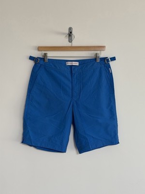 Orlebar Brown Swimming Beach Shorts Blue Classic Dane 2 Men s W30 Small Long