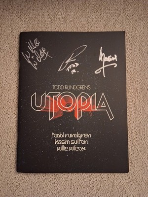 Todd Rundgren's  Utopia Tour Book  2018