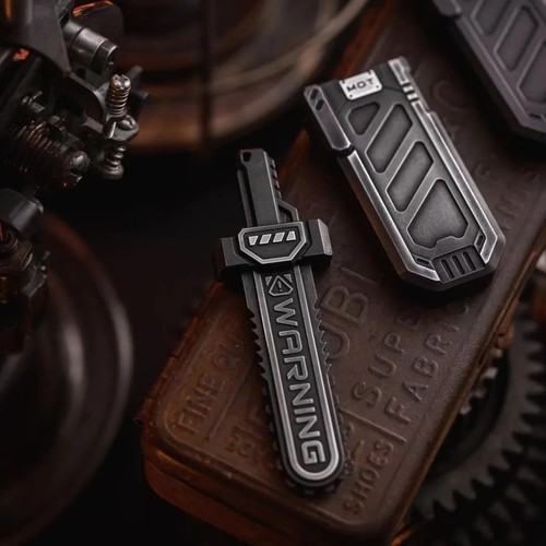 Metal Sword Fidget Toy for Adults, Ejectable Fidget Slider Ratchet Sound Stre... - Picture 7 of 7