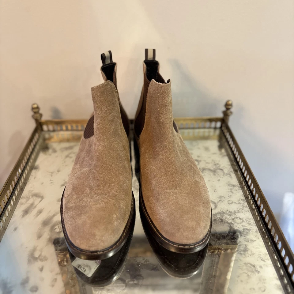 Botas Crown Vintage Para Hombre Talla 10 Gamuza Taupe Glory 2 Chelsea SKU 8444572 Foto 3 de 4