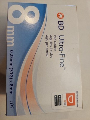 BD Ultra Fine Pen-Nadeln 8mm 1x105 Stück