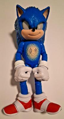 Sonic The Hedgehog 3 Ultimate Talking Sonic & Lights 14Inch Action Figure Tested