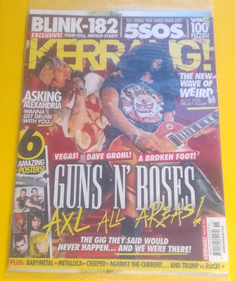 Kerrang! 1615 Apr 16 2016 - Guns N' Roses, Asking Alexandria - New Sealed