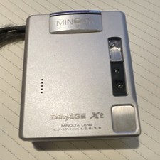 Minolta DiMAGE Xt Compact Digital Camera Silver AV OUT SD Card f/2.8-3.6