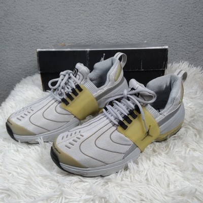 Vintage 2000 Jordan Trunner Bubble Mens 9.5 White Grey Yellow 136055-001 W/ Box