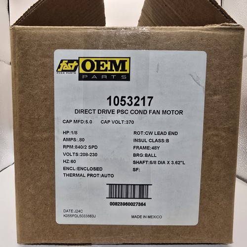 ICP Heil Tempstar Emerson 1/8HP Fan Motor US MOTORS K55HXPDL-5033 1053217 *READ* - Picture 2 of 7