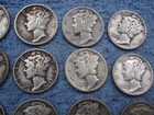 20 SILVER MERCURY DIMES WITH DATES lot tu7 — photo 3