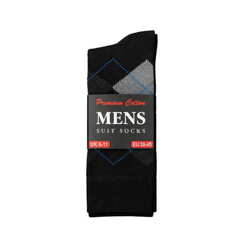 Mens Adults Socks 6/12 Pairs Work Dress Cotton Mix Designer Sock Size UK 6–11 - Picture 17 of 28