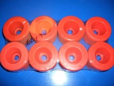 NOS Vintage Labeda Sprinter Quad Speed Roller Skate Wheels " BLEMS " "ORANGE" 62
