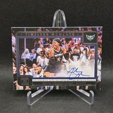 2025 Panini Impeccable WNBA Arike Ogunbowale Timeless Moments Auto /49 On Card