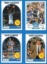 Lot of (14) different 1989-1990 Orlando Magic basketball cards, Corzine, NM-MT!