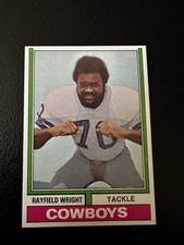 1974 Topps Parker Brothers #54 Rayfield Wright Dallas  Cowboys NM+ HOF