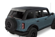 Bestop 56873-17 Trektop Slantback Soft Top Black Twill 20212027 Ford Bronco