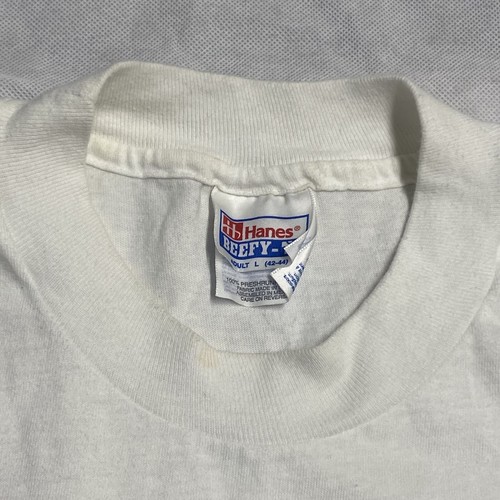 Garth Brooks T Shirt 1996 Single Stitch Mens White Beffy Hanes 90s Large L - Picture 5 of 10