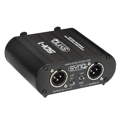 SDI-1 SYNQ Stereo DI-BOX mit Groundlift! PA Filter Übertrager Ground Lift DJ PA