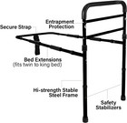 Vaunn Medical New Adjustable Bed Assist Rail Handle and Hand Guard Grab Bar — photo 4