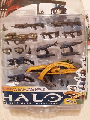 Rare New Sealed Halo Wars Collection Mcfarlane Toys Weapons Pack