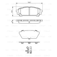 Bosch BremsbeläGe 0 986 494 232 BremsklöTze