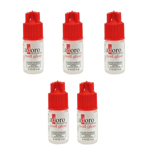 Nail Glue With Brush 10gš EXTRA STRONG š Professional False Tip Quick Nail Art - Picture 49 of 50