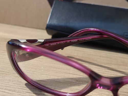 FENDI F846 538 lila Brille Gestell Fendi Brille Made Italy 53-14-135 - Bild 4 von 9