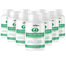 Optisure Vision- Eye Support- 10 Bottles- 600 Capsules