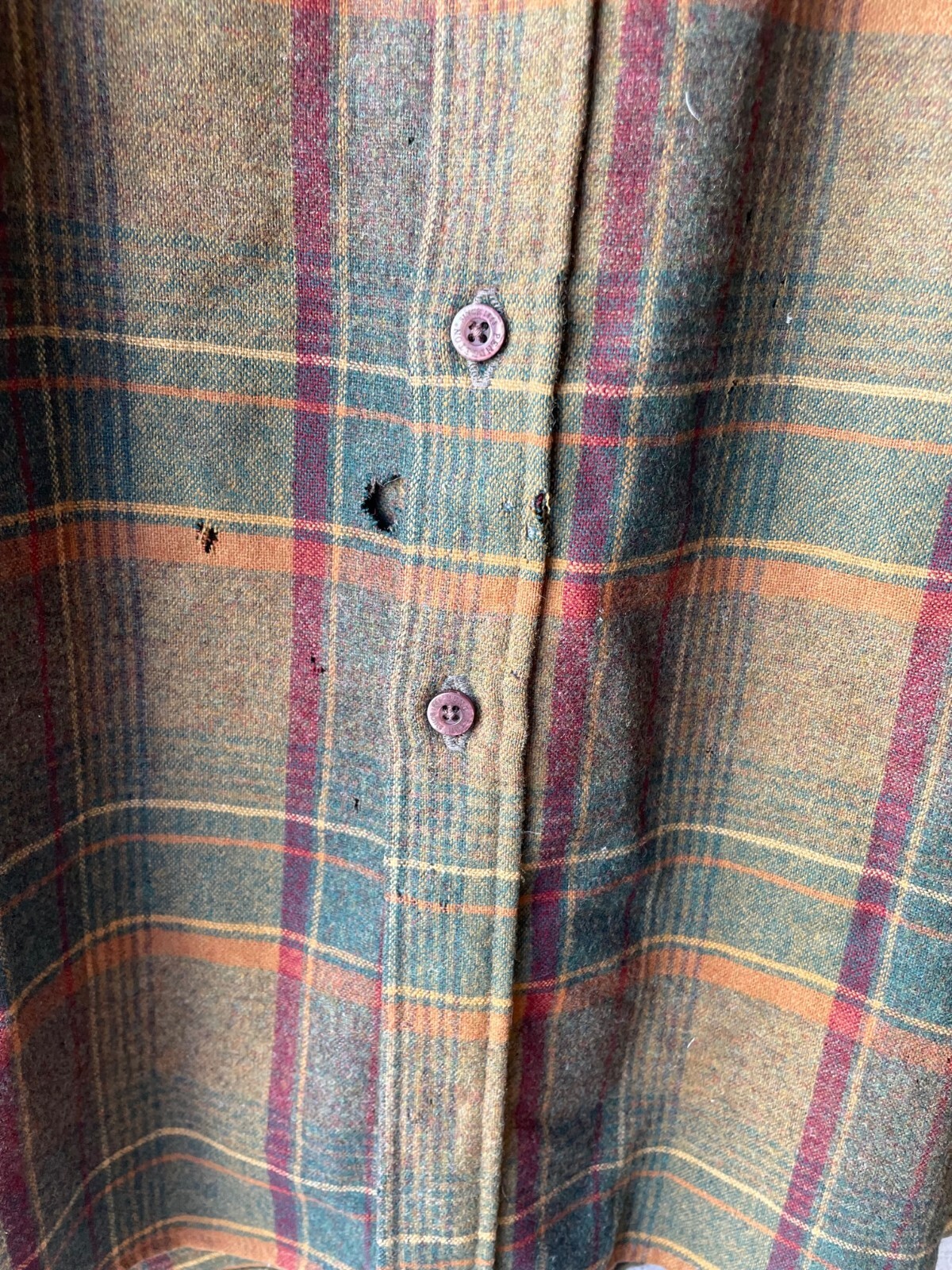 Pendleton Trail Button Up Shirt Plaid Virgin Wool… - image 5