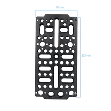 NICEYRIG Camera Cheese Plate Mounting Baseplate for Railblocks Camera Cages