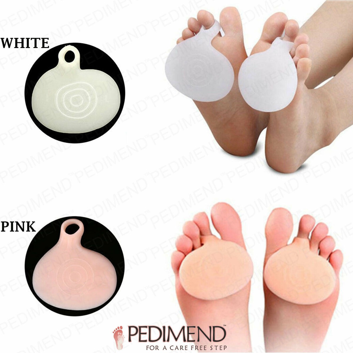 Pedimend™ Medical Grade Gel Metatarsal Pads Ball of Foot Cushion