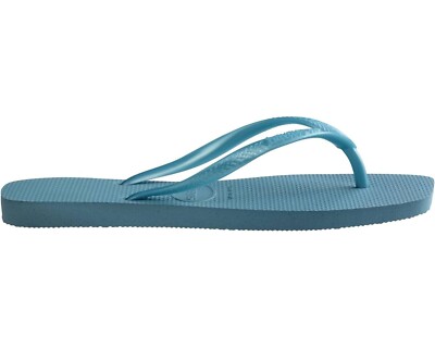 Havaianas Women's Slim Square Sandals, Tranquility Blue Size 11-12W
