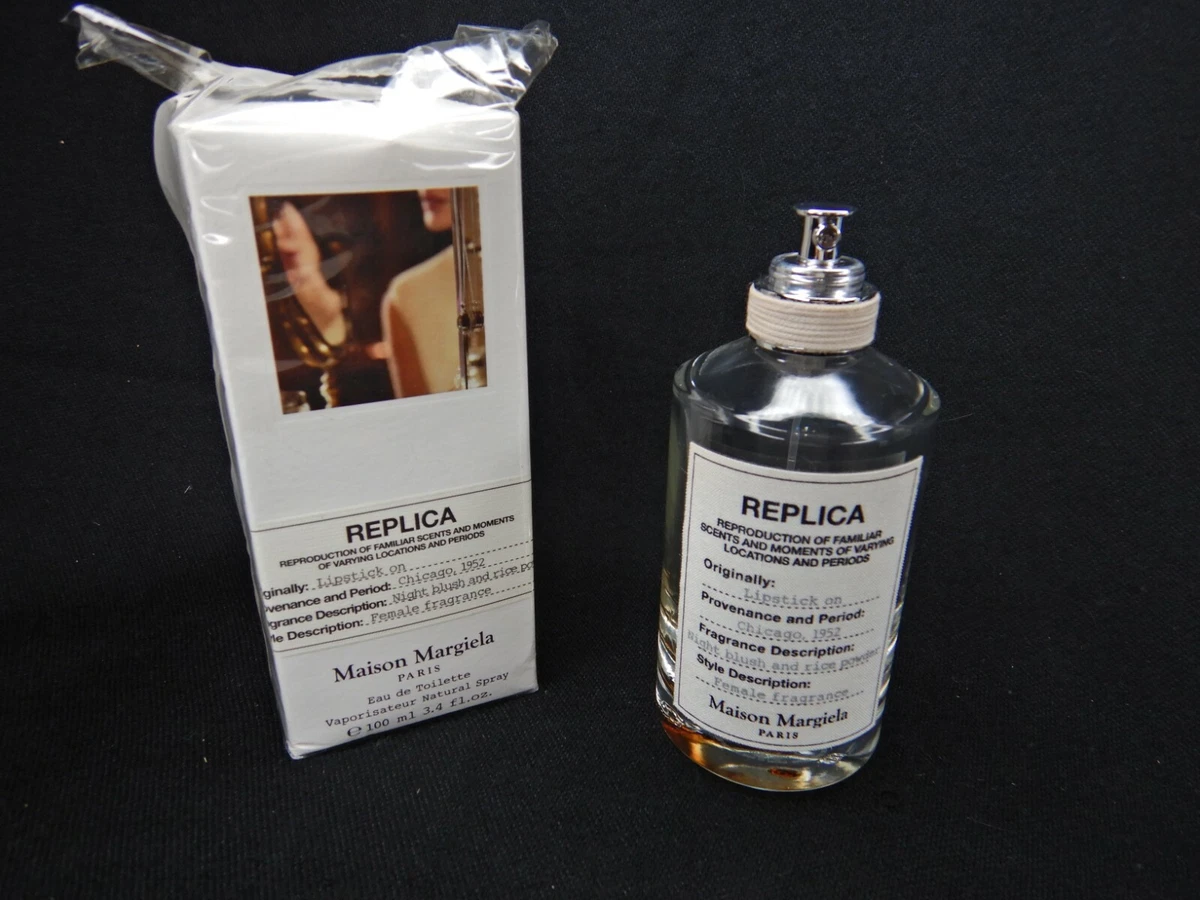 EMPTY PERFUME BOTTLE Maison Margiela REPLICA Lipstick On EDT 3.4oz