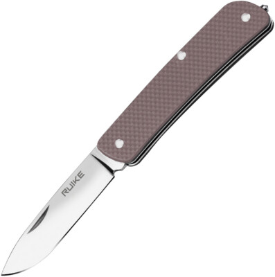 RUIKE M11 Medium Slip Joint Brown G10 Folding 12C27 Sandvik Pocket Knife