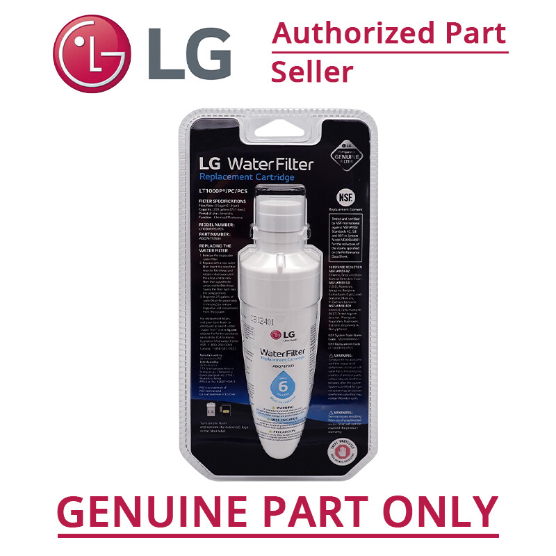 3X LG Genuine Refrigerator Water Filter LT1000P / ADQ747935 suit GF
