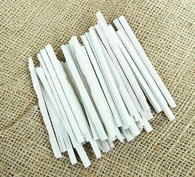 100 Pcs Natural White Slate Pencils Pack of Barta Crunchy Earthy Edible Kids