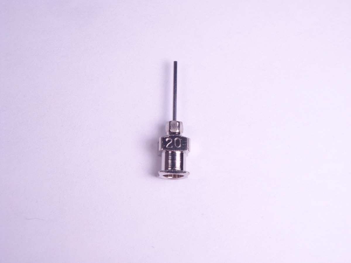 MN-20G-13 Iwashita Engineering 20 Gauge Standard Needle Brass Ni