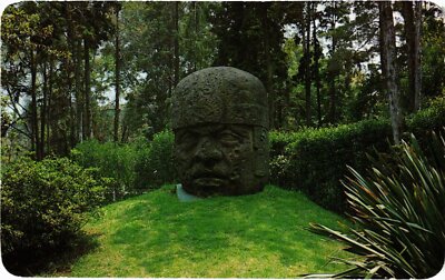 CPM AK Mexico City Stone Head from the Olmec Culture MEXICO (1408438)