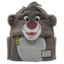 Loungefly Disney Jungle Book Baloo Bear Fuzzy Cosplay Figural Backpack
