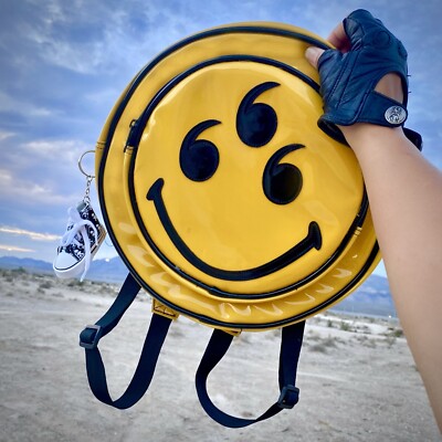 ?‍? UNIF 666 Smiley Backpack RARE! UNIF 666 Smiley Backpack Grunge Punk Rare Discontinued Goth  main image 4