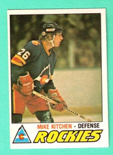 (1) MIKE KITCHEN 1977-78 O-PEE-CHEE # 267 ROCKIES ROOKIE EX/EX+  CARD  (G5159)