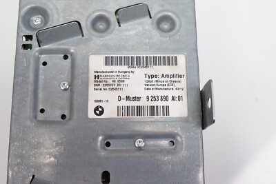 65129253890 07-14 Mini Cooper HIFI Harman Kardon Amplifier R56 R55 