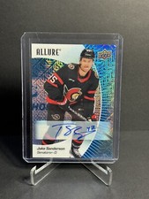 2023-24 UD Allure  Jake Sanderson Blue Line Autograph 💥Error Torey Krugs Auto💥