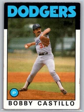 Bobby Castillo 1986 Topps #252 Los Angeles Dodgers