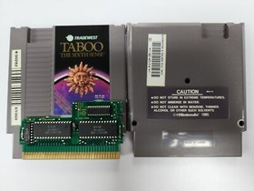 Taboo The Sixth Sense Nintendo Nes Complete