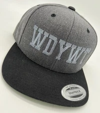 Hat Genome Project HGP "WHAT DID YOU WEAR TODAY" WDYWT SNEAKER HEAD SNAPBACK NEW