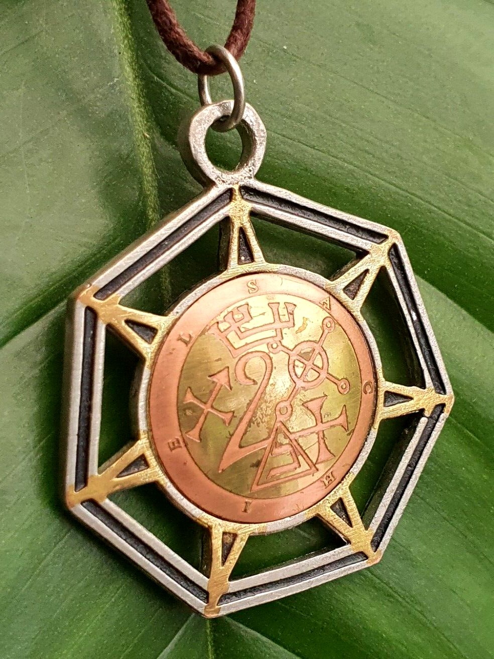 Sachiel Angel of Jupiter Occult Pendant Talisman Life Money Success Cord & Box