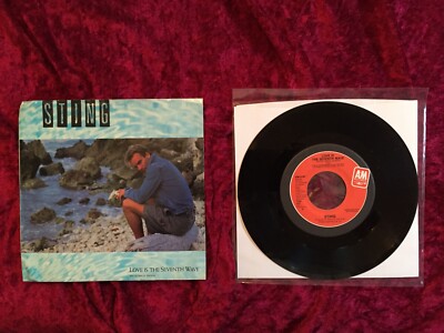 STING Love Is The Seventh Wave TOP COPY PROMO! 1985 Picture Sleeve 