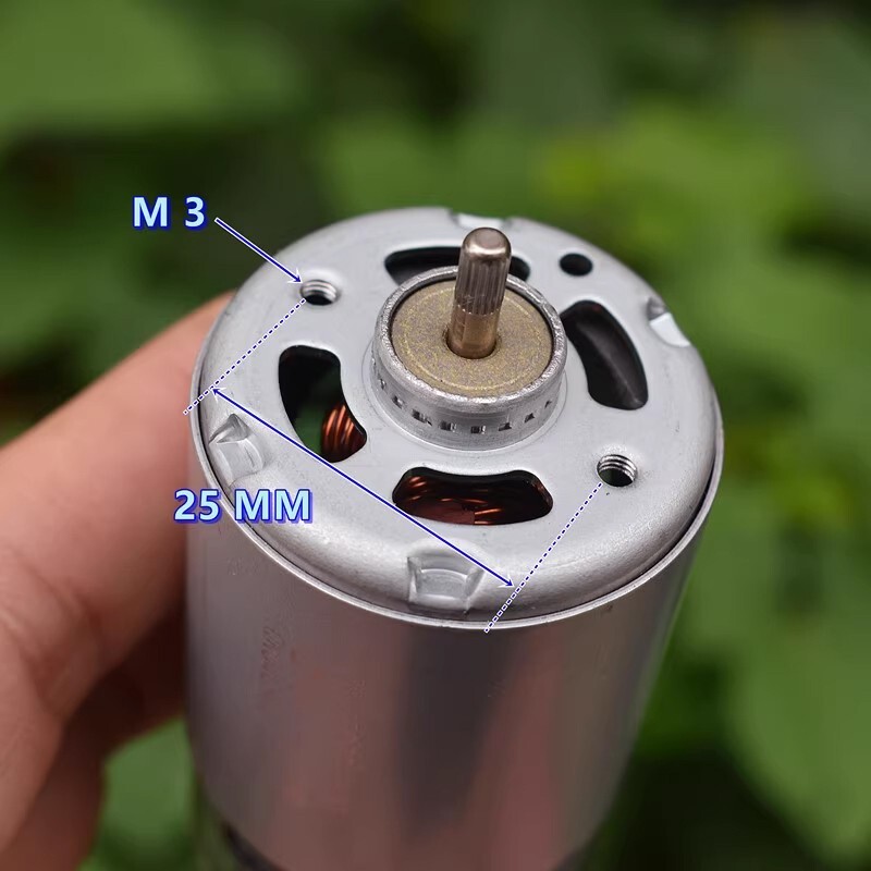 Motore Elettrico Da 12 V RS-550sh-7522r Motore CC Per Trapano Cordless