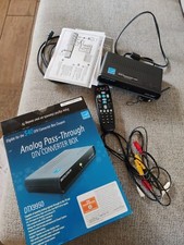 New Open box ANALOG PASS-THROUGH DTV CONVERTER BOX DTX9950