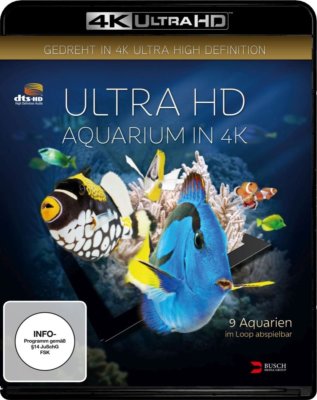 ULTRA HD AQUARIUM IN 4K (4K UH - BUSCH,SIMON   ULTRA HD BLU-RAY NEW 