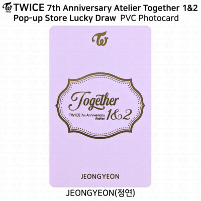 TWICE 7th Anniversary Atelier Together 1and2 Pop Up Store Lucky