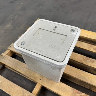 #ad 12x12x12 Polymer Concrete Tier 22 Traffic Rated Handhole Underground Vault $230.00